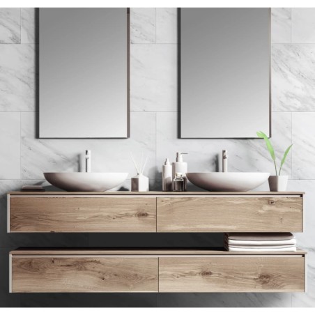 Grosfillex Wandfliesen Gx Wall+ 11 Stk. Marmor 30x60 cm 