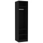 vidaXL Kleiderschrank Schwarz 50x50x200 cm Holzwerkstoff vidaXL Kleiderschrank Schwarz 50x50x200 cm Holzwerkstoff