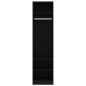vidaXL Kleiderschrank Schwarz 50x50x200 cm Holzwerkstoff vidaXL Kleiderschrank Schwarz 50x50x200 cm Holzwerkstoff