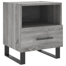 vidaXL Nachttisch Grau Sonoma 40x35x47,5 cm Holzwerkstoff