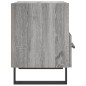 vidaXL Nachttisch Grau Sonoma 40x35x47,5 cm Holzwerkstoff