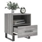 vidaXL Nachttisch Grau Sonoma 40x35x47,5 cm Holzwerkstoff
