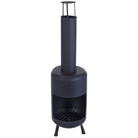 ProGarden Gartenkamin Schwarz 