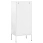 vidaXL Lagerschrank Weiß 42,5x35x101,5 cm Stahl vidaXL Lagerschrank Weiß 42,5x35x101,5 cm Stahl