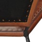 vidaXL Sessel Braun Echtleder vidaXL Sessel Braun Echtleder