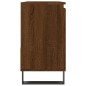 vidaXL Badschrank Braun Eichen-Optik 65x33x60 cm Holzwerkstoff vidaXL Badschrank Braun Eichen-Optik 65x33x60 cm Holzwerkstoff