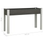 vidaXL Garten-Hochbeet 125x40x75 cm WPC Grau vidaXL Garten-Hochbeet 125x40x75 cm WPC Grau