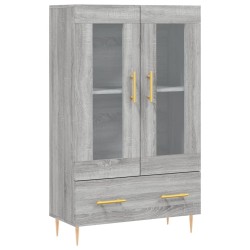 vidaXL Highboard Grau Sonoma 69,5x31x115 cm Holzwerkstoff
