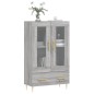 vidaXL Highboard Grau Sonoma 69,5x31x115 cm Holzwerkstoff vidaXL Highboard Grau Sonoma 69,5x31x115 cm Holzwerkstoff