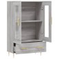 vidaXL Highboard Grau Sonoma 69,5x31x115 cm Holzwerkstoff vidaXL Highboard Grau Sonoma 69,5x31x115 cm Holzwerkstoff