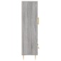 vidaXL Highboard Grau Sonoma 69,5x31x115 cm Holzwerkstoff vidaXL Highboard Grau Sonoma 69,5x31x115 cm Holzwerkstoff