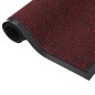 vidaXL Fußmatte Gestreift Rot 60x80 cm vidaXL Fußmatte Gestreift Rot 60x80 cm