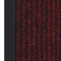 vidaXL Fußmatte Gestreift Rot 60x80 cm vidaXL Fußmatte Gestreift Rot 60x80 cm