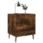 vidaXL Nachttisch Räuchereiche 40x35x47,5 cm Holzwerkstoff vidaXL Nachttisch Räuchereiche 40x35x47,5 cm Holzwerkstoff