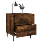 vidaXL Nachttisch Räuchereiche 40x35x47,5 cm Holzwerkstoff vidaXL Nachttisch Räuchereiche 40x35x47,5 cm Holzwerkstoff