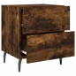 vidaXL Nachttisch Räuchereiche 40x35x47,5 cm Holzwerkstoff vidaXL Nachttisch Räuchereiche 40x35x47,5 cm Holzwerkstoff