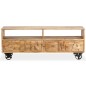 vidaXL TV-Schrank Mangoholz Massiv 120 x 30 x 48 cm vidaXL TV-Schrank Mangoholz Massiv 120 x 30 x 48 cm
