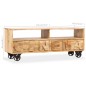vidaXL TV-Schrank Mangoholz Massiv 120 x 30 x 48 cm vidaXL TV-Schrank Mangoholz Massiv 120 x 30 x 48 cm