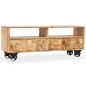 vidaXL TV-Schrank Mangoholz Massiv 120 x 30 x 48 cm vidaXL TV-Schrank Mangoholz Massiv 120 x 30 x 48 cm