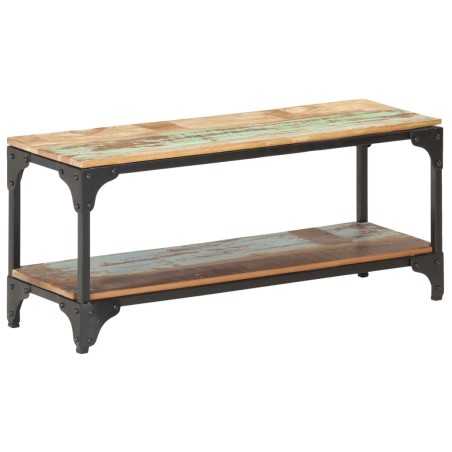 vidaXL Couchtisch 90x30x40 cm Recyceltes Massivholz