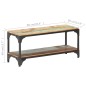 vidaXL Couchtisch 90x30x40 cm Recyceltes Massivholz vidaXL Couchtisch 90x30x40 cm Recyceltes Massivholz