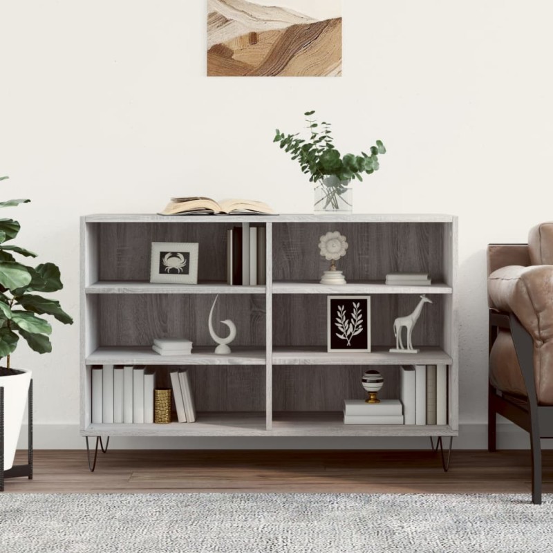 vidaXL Sideboard Grau Sonoma 103,5x35x70 cm Holzwerkstoff vidaXL Sideboard Grau Sonoma 103,5x35x70 cm Holzwerkstoff