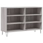 vidaXL Sideboard Grau Sonoma 103,5x35x70 cm Holzwerkstoff vidaXL Sideboard Grau Sonoma 103,5x35x70 cm Holzwerkstoff