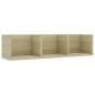 vidaXL CD-Wandregal Sonoma-Eiche 75x18x18 cm Holzwerkstoff vidaXL CD-Wandregal Sonoma-Eiche 75x18x18 cm Holzwerkstoff