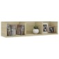 vidaXL CD-Wandregal Sonoma-Eiche 75x18x18 cm Holzwerkstoff vidaXL CD-Wandregal Sonoma-Eiche 75x18x18 cm Holzwerkstoff