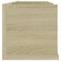 vidaXL CD-Wandregal Sonoma-Eiche 75x18x18 cm Holzwerkstoff vidaXL CD-Wandregal Sonoma-Eiche 75x18x18 cm Holzwerkstoff