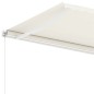 vidaXL Gelenkarmmarkise mit Pfosten 450x350 cm Creme vidaXL Gelenkarmmarkise mit Pfosten 450x350 cm Creme