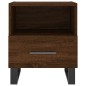 vidaXL Nachttisch Braune Eiche 40x35x47,5 cm Holzwerkstoff vidaXL Nachttisch Braune Eiche 40x35x47,5 cm Holzwerkstoff