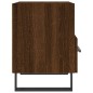 vidaXL Nachttisch Braune Eiche 40x35x47,5 cm Holzwerkstoff vidaXL Nachttisch Braune Eiche 40x35x47,5 cm Holzwerkstoff