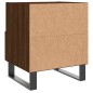 vidaXL Nachttisch Braune Eiche 40x35x47,5 cm Holzwerkstoff vidaXL Nachttisch Braune Eiche 40x35x47,5 cm Holzwerkstoff