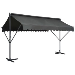 vidaXL Freistehende Markise 400x300 cm Anthrazit 