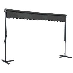 vidaXL Freistehende Markise 400x300 cm Anthrazit 