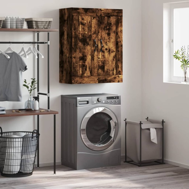 vidaXL Wandschrank Räuchereiche 69,5x34x90 cm Holzwerkstoff vidaXL Wandschrank Räuchereiche 69,5x34x90 cm Holzwerkstoff