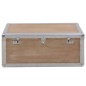 vidaXL Aufbewahrungsbox Tannenholz Massiv 91x52x40 cm Braun vidaXL Aufbewahrungsbox Tannenholz Massiv 91x52x40 cm Braun