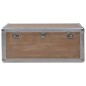vidaXL Aufbewahrungsbox Tannenholz Massiv 91x52x40 cm Braun vidaXL Aufbewahrungsbox Tannenholz Massiv 91x52x40 cm Braun