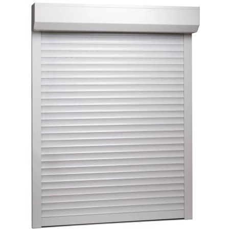 vidaXL Rollladen Aluminium 140x150 cm Weiß