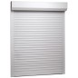 vidaXL Rollladen Aluminium 140x150 cm Weiß vidaXL Rollladen Aluminium 140x150 cm Weiß