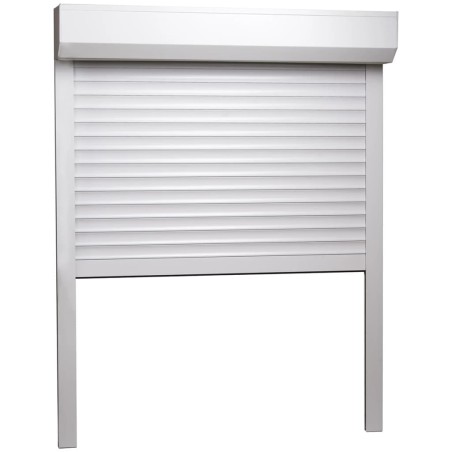 vidaXL Rollladen Aluminium 140x150 cm Weiß