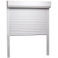 vidaXL Rollladen Aluminium 140x150 cm Weiß vidaXL Rollladen Aluminium 140x150 cm Weiß
