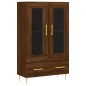 vidaXL Highboard Braun Eichen-Optik 69,5x31x115 cm Holzwerkstoff vidaXL Highboard Braun Eichen-Optik 69,5x31x115 cm Holzwerkstoff