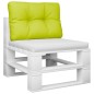 vidaXL Palettenkissen Hellgrün 50x40x12 cm Stoff vidaXL Palettenkissen Hellgrün 50x40x12 cm Stoff
