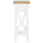 vidaXL Beistelltisch Weiß 27 x 27 x 65,5 cm Holz vidaXL Beistelltisch Weiß 27 x 27 x 65,5 cm Holz