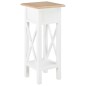 vidaXL Beistelltisch Weiß 27 x 27 x 65,5 cm Holz vidaXL Beistelltisch Weiß 27 x 27 x 65,5 cm Holz