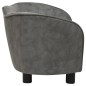 vidaXL Hundesofa Grau 66x43x40 cm Plüsch vidaXL Hundesofa Grau 66x43x40 cm Plüsch
