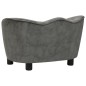 vidaXL Hundesofa Grau 66x43x40 cm Plüsch vidaXL Hundesofa Grau 66x43x40 cm Plüsch