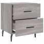 vidaXL Nachttisch Grau Sonoma 40x35x47,5 cm Holzwerkstoff vidaXL Nachttisch Grau Sonoma 40x35x47,5 cm Holzwerkstoff